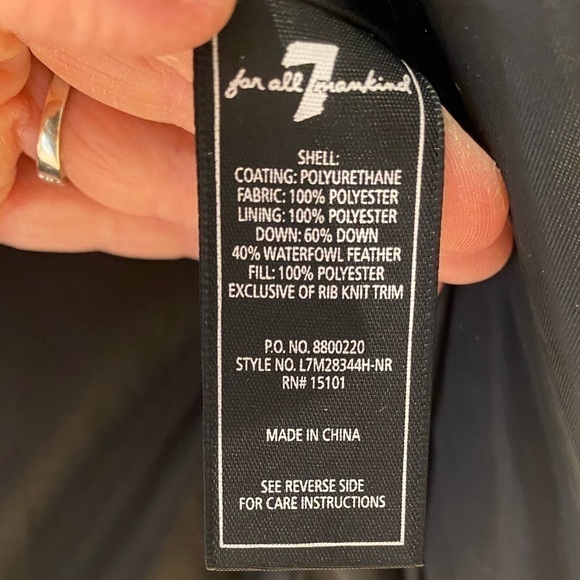 7 For All Man Kind Holographic Puffer - Picture 14 of 17